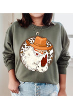 Load image into Gallery viewer, Cowboy Santa Sweatshirt